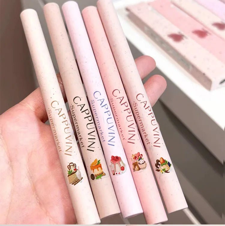Matte Lip Liner Pen — Waterproof Long - Lasting Lip Outline Lipstick Pencil in 5 Shades - Mzunye