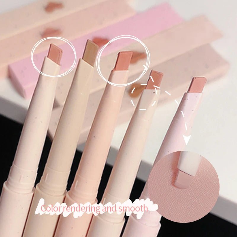 Matte Lip Liner Pen — Waterproof Long - Lasting Lip Outline Lipstick Pencil in 5 Shades - Mzunye