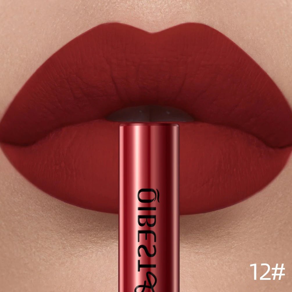 Matte Liquid Lipstick — Waterproof Long - Lasting Velvet Lip Gloss in 24 Natural & Bold Shades - Mzunye
