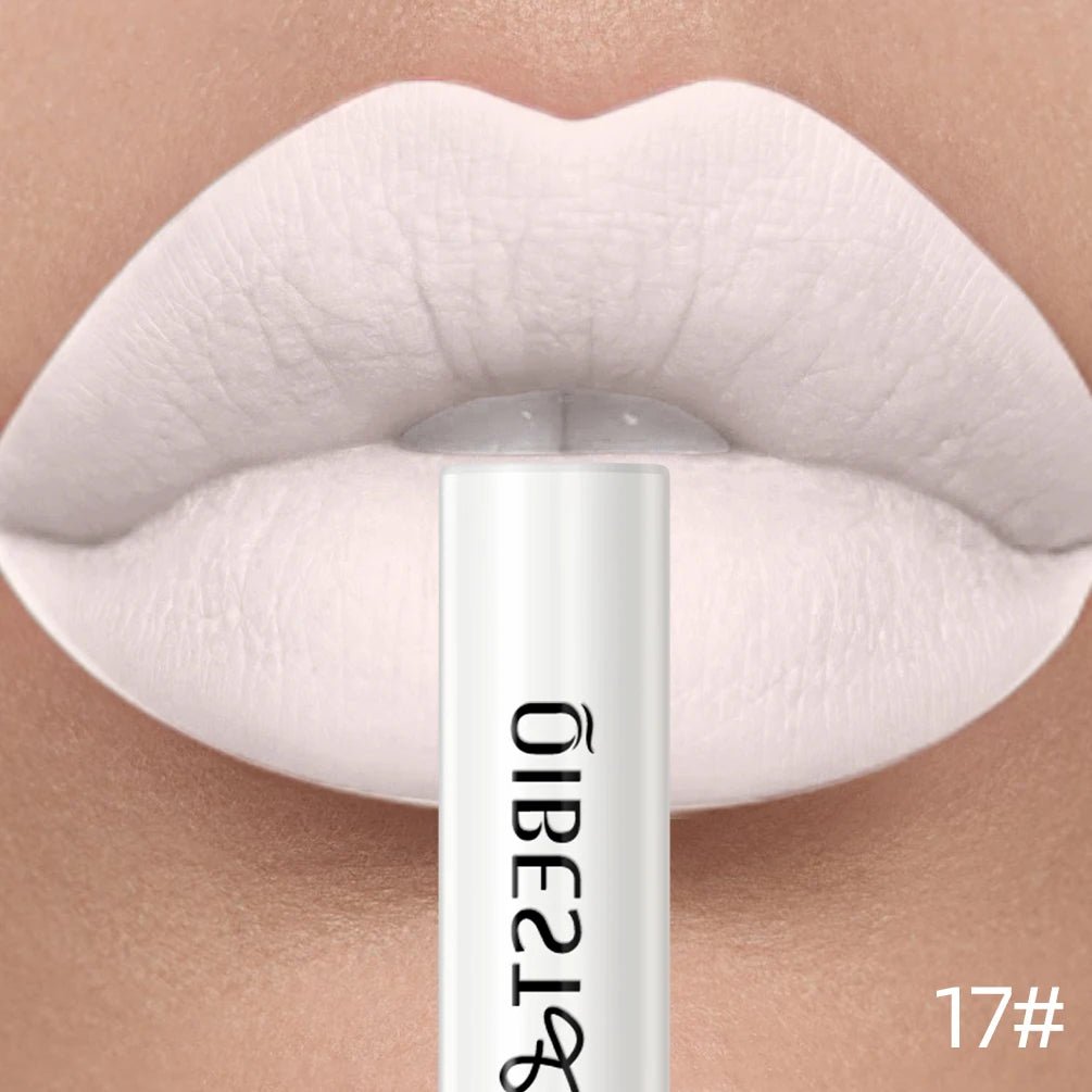 Matte Liquid Lipstick — Waterproof Long - Lasting Velvet Lip Gloss in 24 Natural & Bold Shades - Mzunye