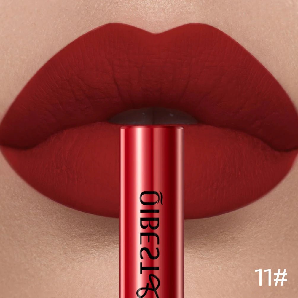 Matte Liquid Lipstick — Waterproof Long - Lasting Velvet Lip Gloss in 24 Natural & Bold Shades - Mzunye