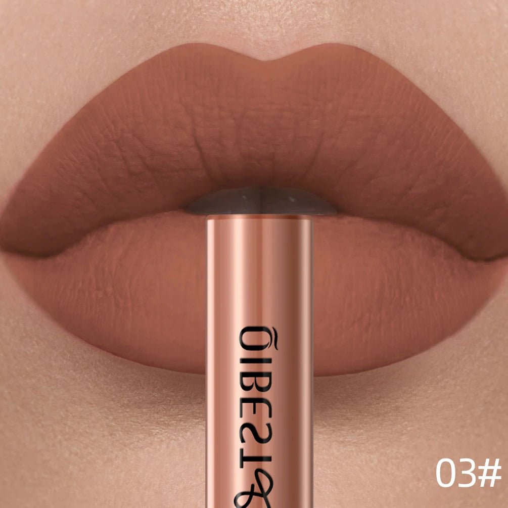 Matte Liquid Lipstick — Waterproof Long - Lasting Velvet Lip Gloss in 24 Natural & Bold Shades - Mzunye