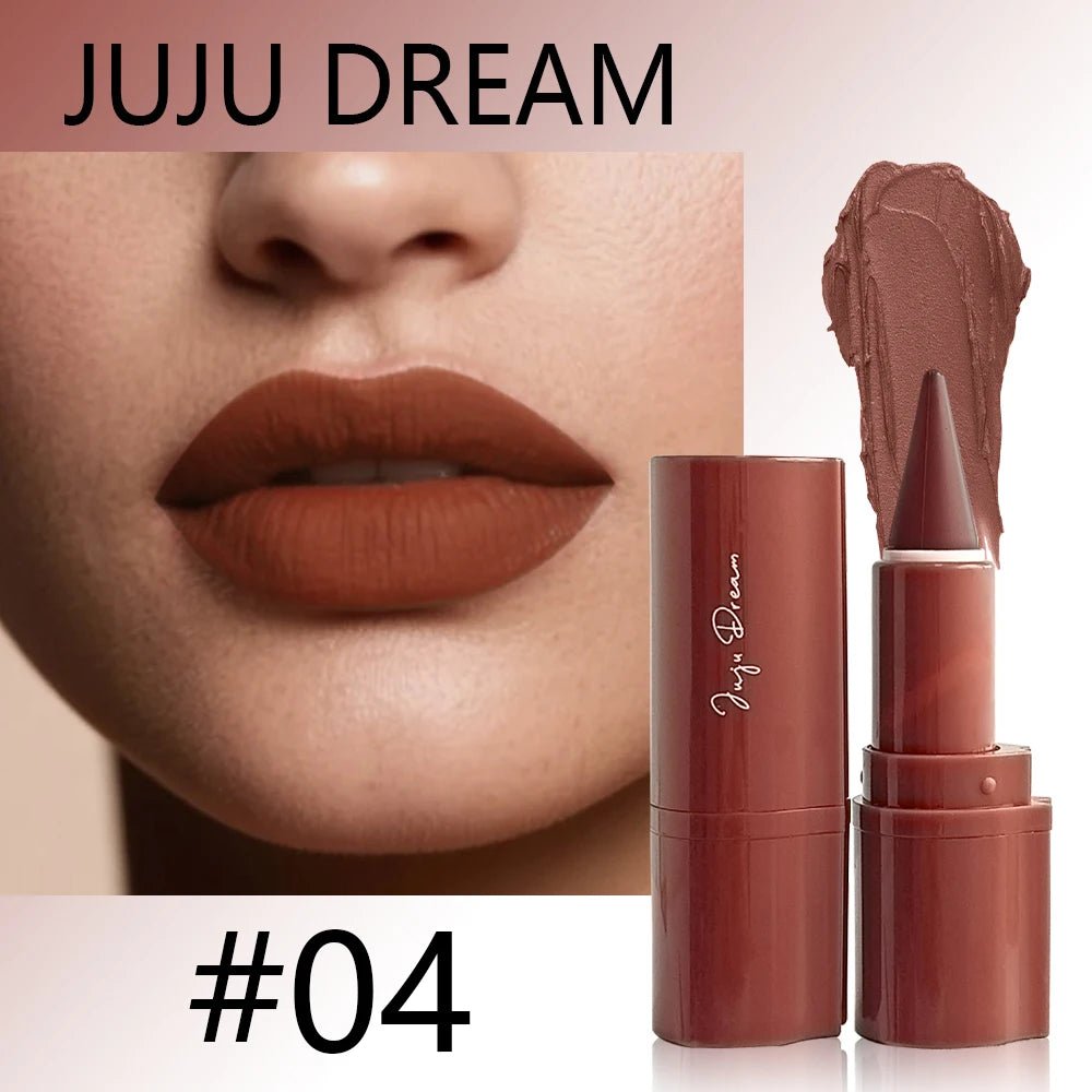 Matte Velvet Gradient Lip Liner — Smooth Long - Lasting Elegant Lip Pencil in 6 Shades - Mzunye