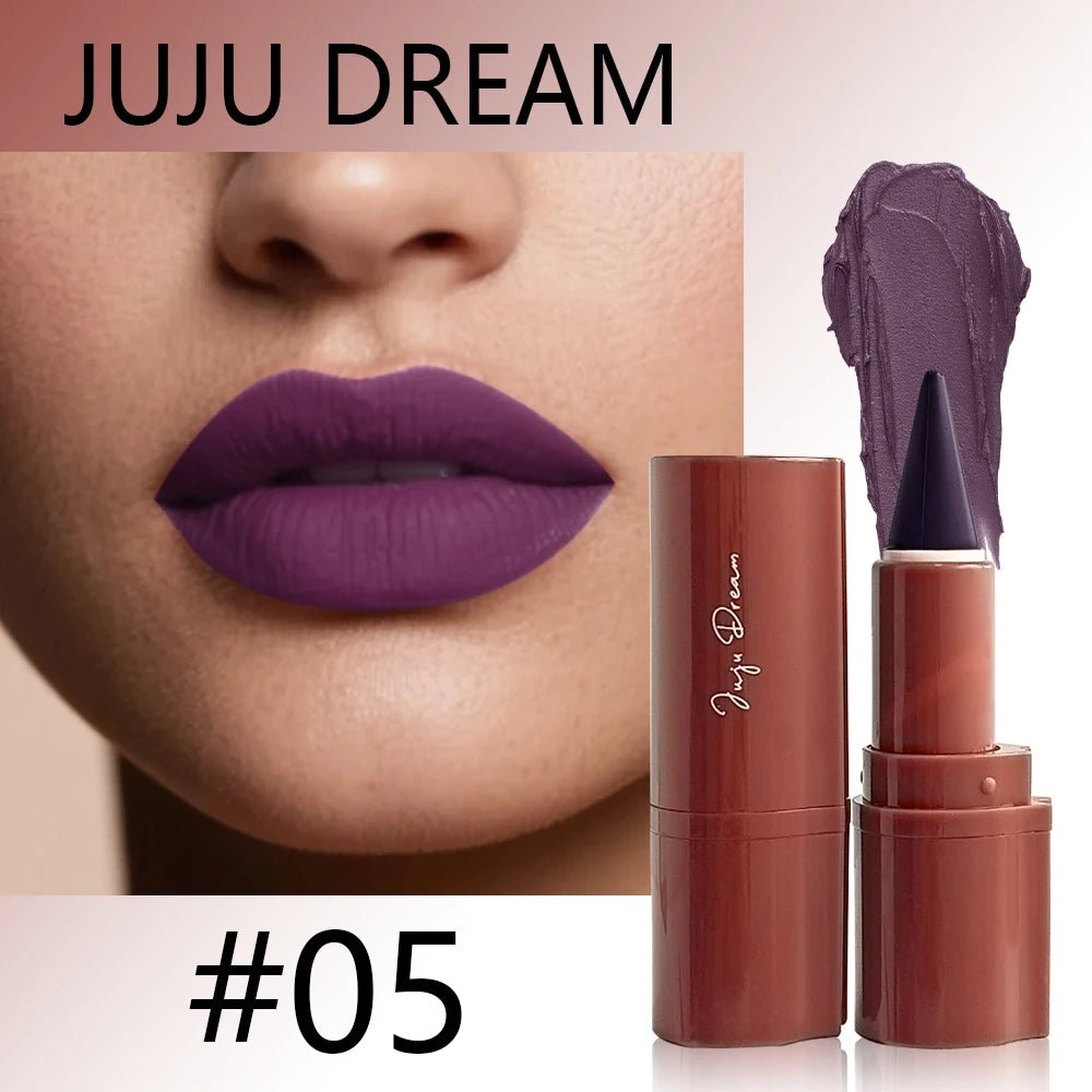 Matte Velvet Gradient Lip Liner — Smooth Long - Lasting Elegant Lip Pencil in 6 Shades - Mzunye