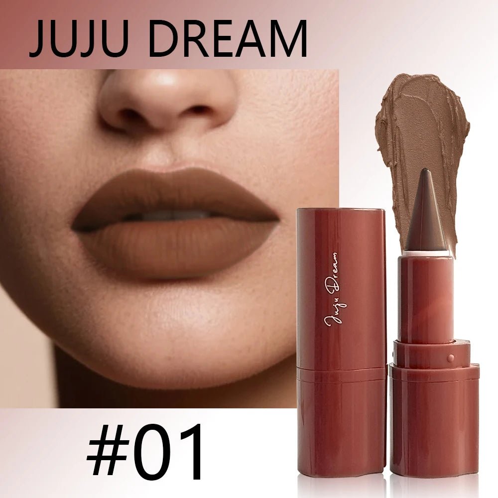 Matte Velvet Gradient Lip Liner — Smooth Long - Lasting Elegant Lip Pencil in 6 Shades - Mzunye