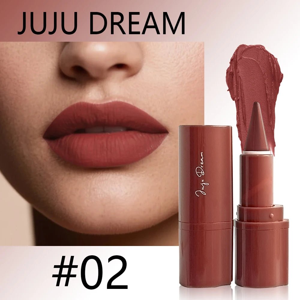 Matte Velvet Gradient Lip Liner — Smooth Long - Lasting Elegant Lip Pencil in 6 Shades - Mzunye
