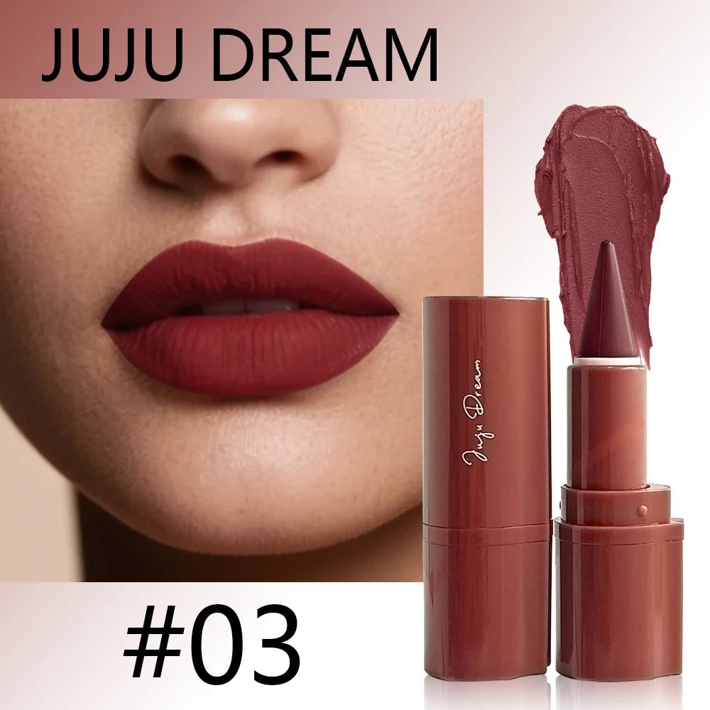 Matte Velvet Gradient Lip Liner — Smooth Long - Lasting Elegant Lip Pencil in 6 Shades - Mzunye