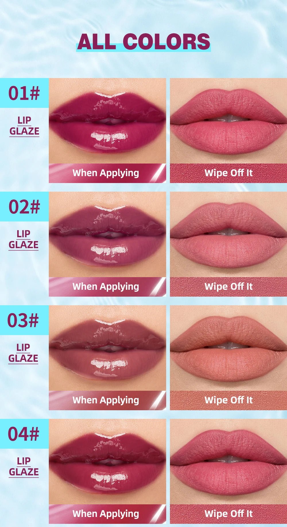 Mirror Lip Gloss — Moisturizing Lightweight Non - Stick Formula - Mzunye
