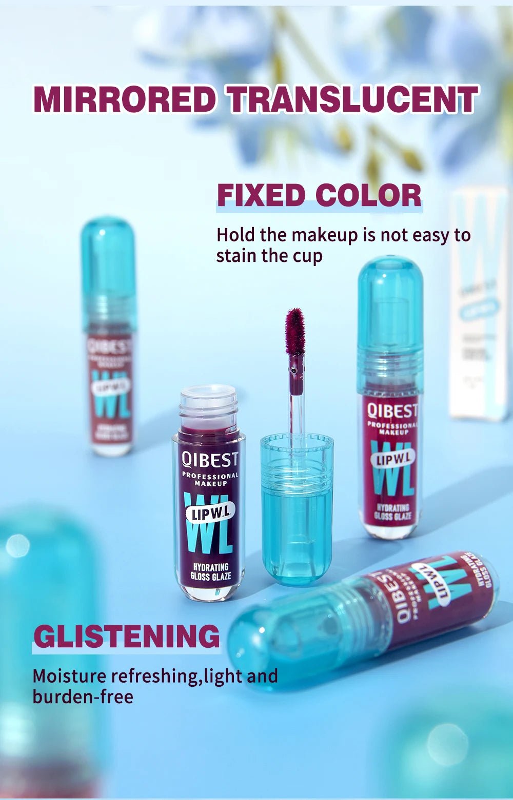 Mirror Lip Gloss — Moisturizing Lightweight Non - Stick Formula - Mzunye