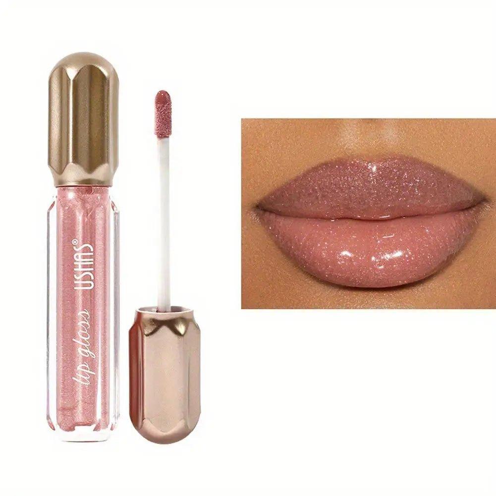 Mirror Pearl Lip Gloss — Waterproof Moisturizing Glitter Lipstick - Mzunye