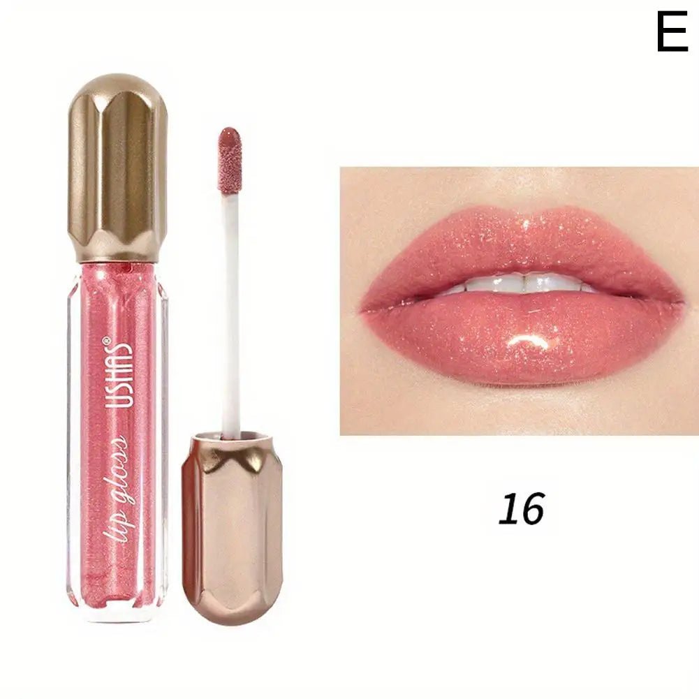 Mirror Pearl Lip Gloss — Waterproof Moisturizing Glitter Lipstick - Mzunye