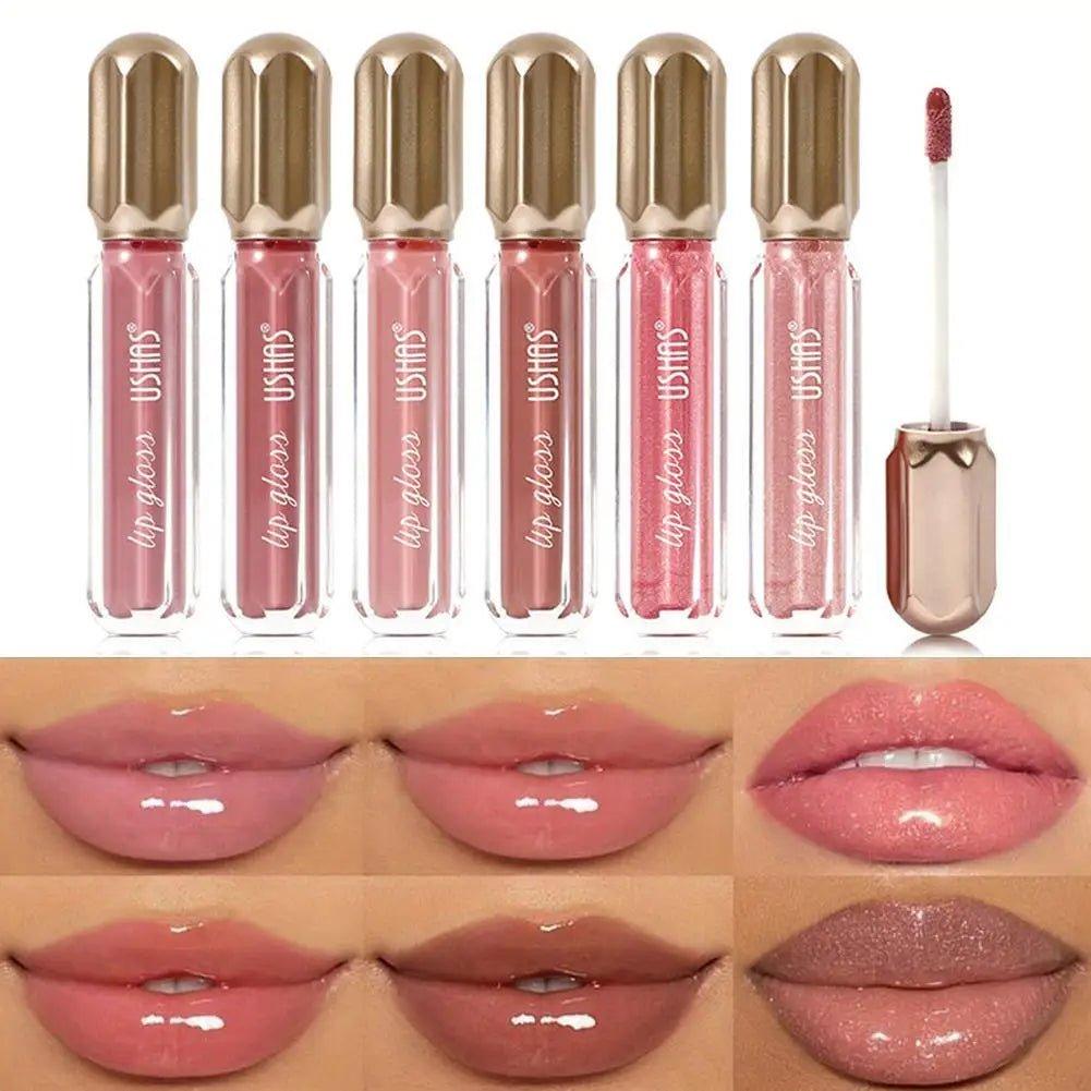 Mirror Pearl Lip Gloss — Waterproof Moisturizing Glitter Lipstick - Mzunye
