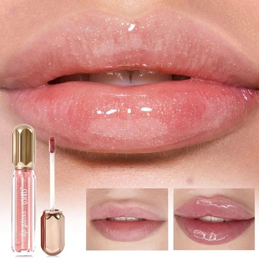 Mirror Pearl Lip Gloss — Waterproof Moisturizing Glitter Lipstick - Mzunye
