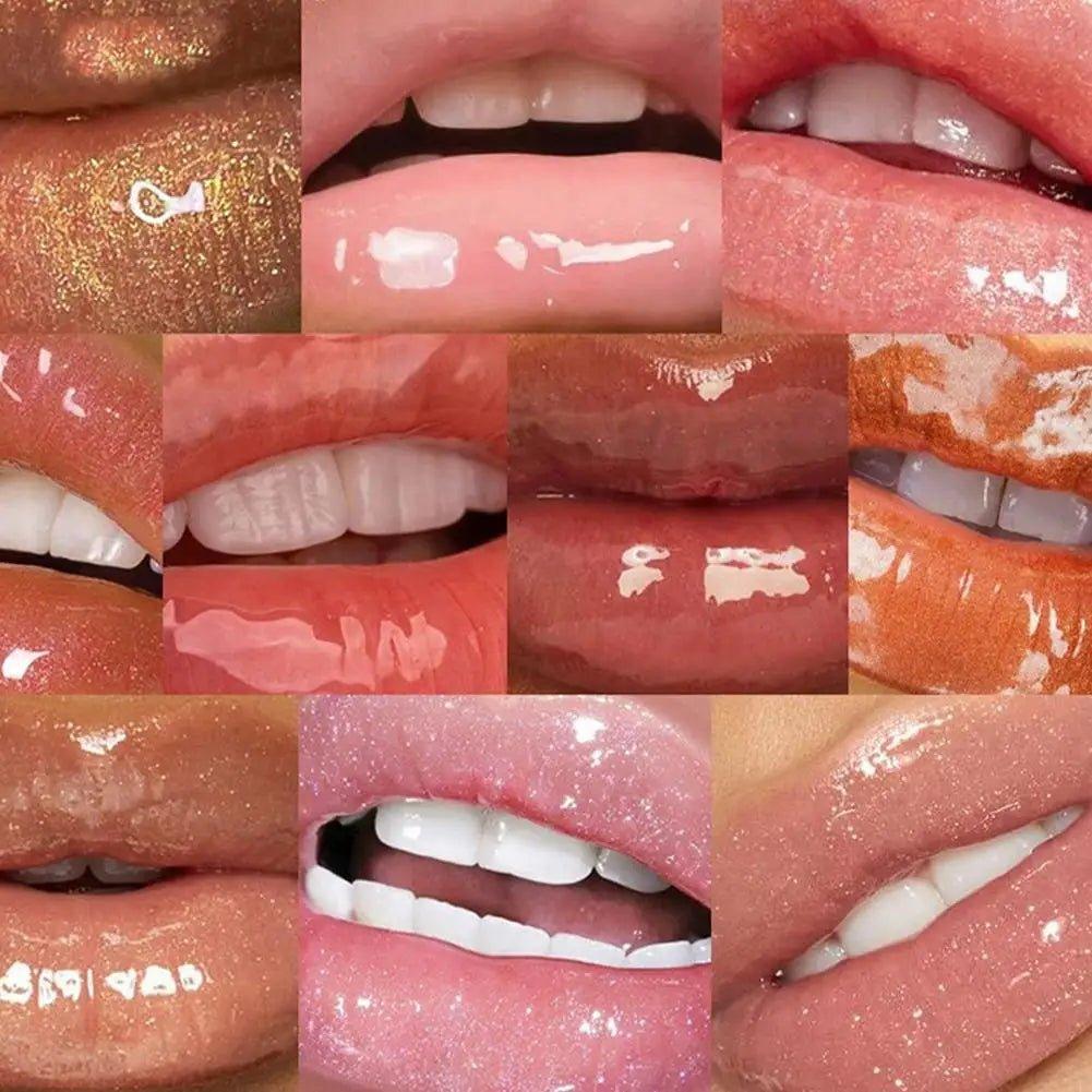 Mirror Pearl Lip Gloss — Waterproof Moisturizing Glitter Lipstick - Mzunye
