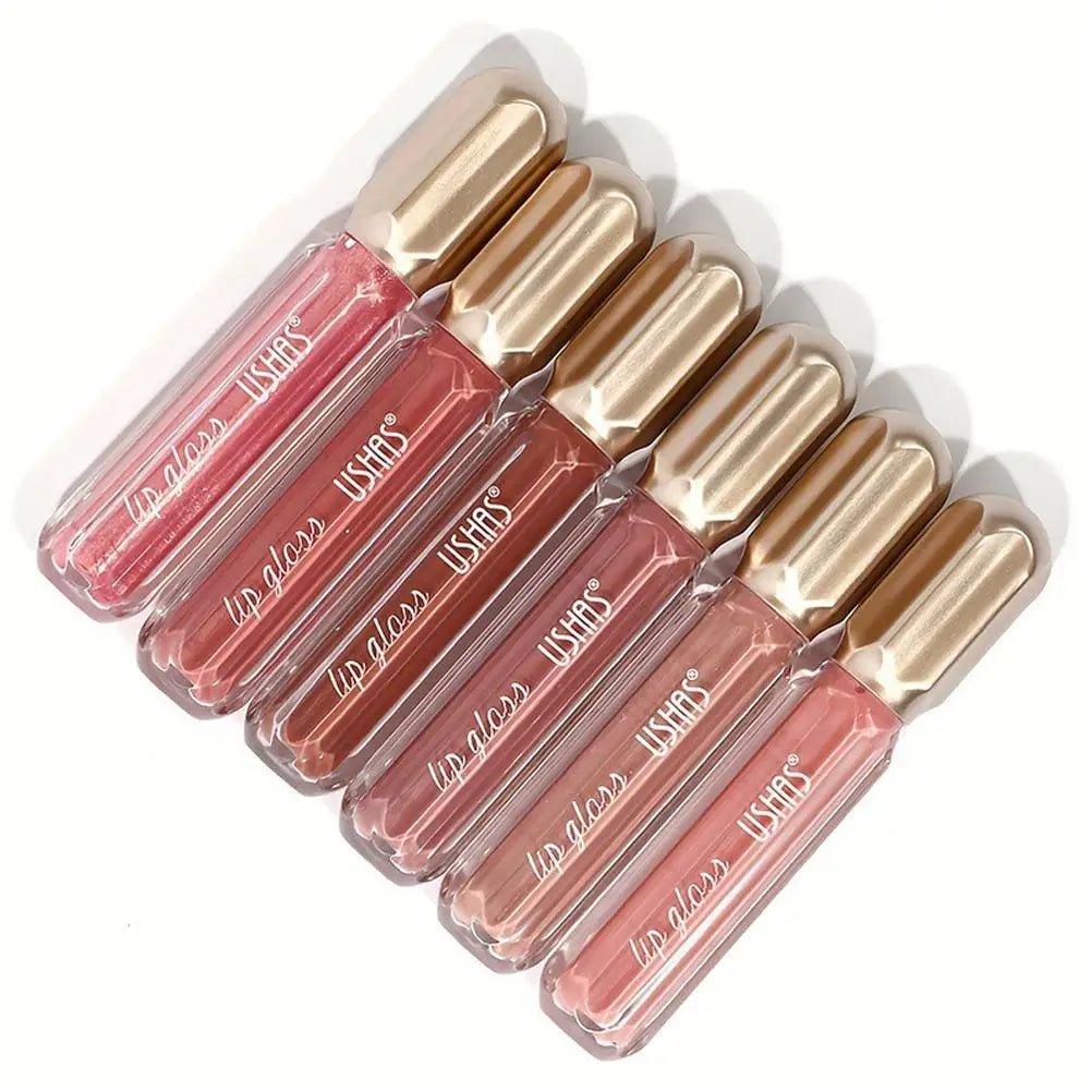 Mirror Pearl Lip Gloss — Waterproof Moisturizing Glitter Lipstick - Mzunye