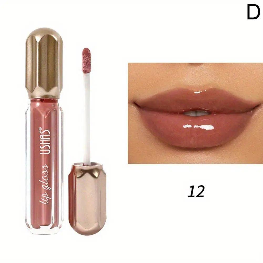 Mirror Pearl Lip Gloss — Waterproof Moisturizing Glitter Lipstick - Mzunye
