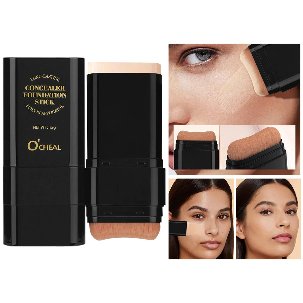 O'cheal 2 - in - 1 Foundation & Bronzer Contour Stick — Matte, Waterproof & Moisturising - Mzunye