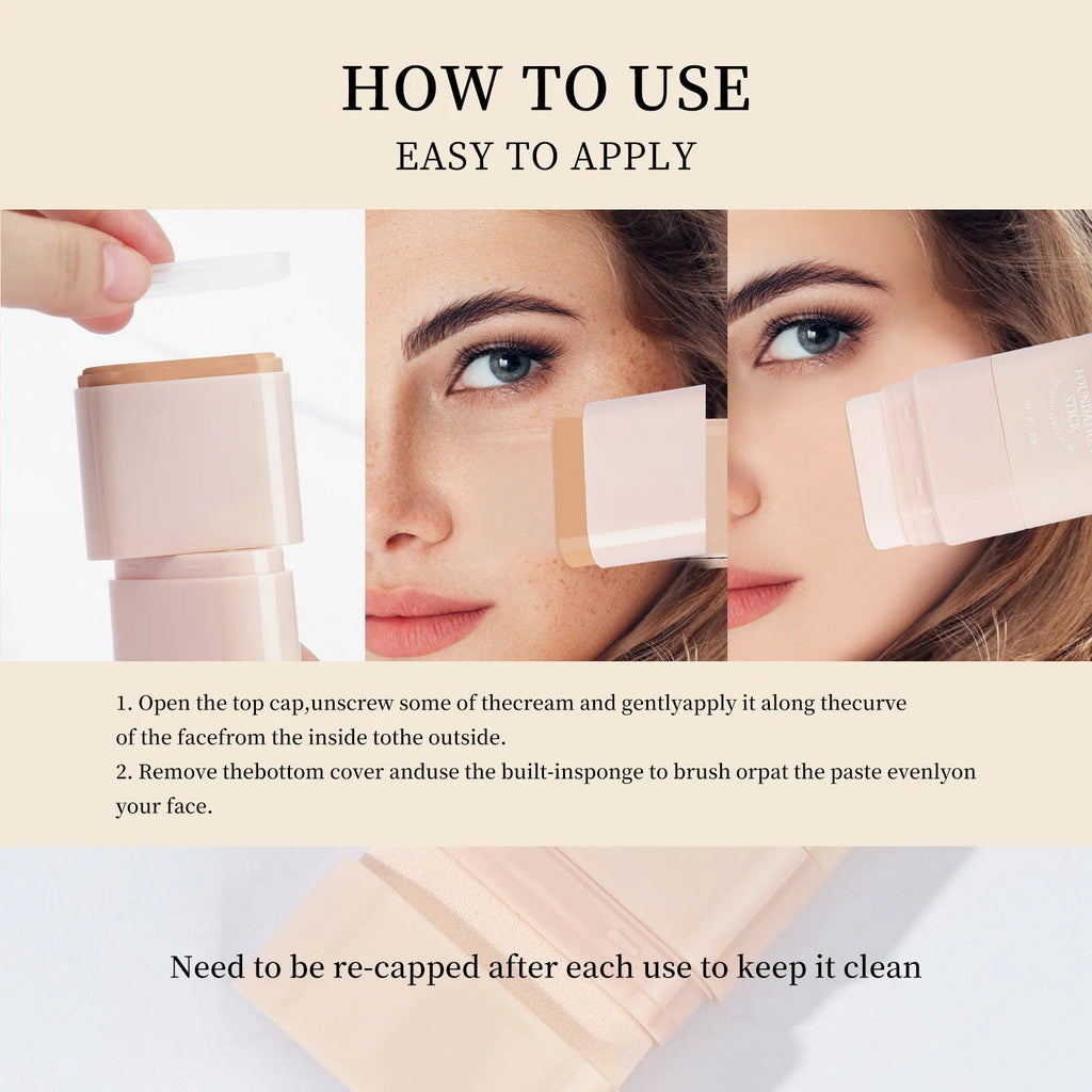 O'cheal 2 - in - 1 Foundation & Bronzer Contour Stick — Matte, Waterproof & Moisturising - Mzunye