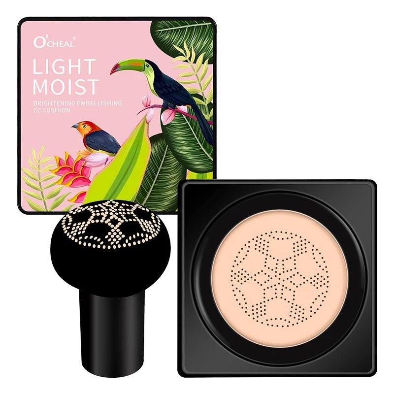 OCHEAL Mushroom Applicator BB Cushion Foundation — Coverage, Glow & Sun Protection - Mzunye