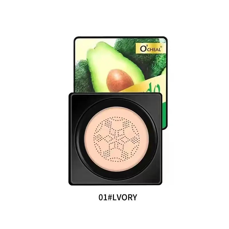 OCHEAL Mushroom Applicator BB Cushion Foundation — Coverage, Glow & Sun Protection - Mzunye