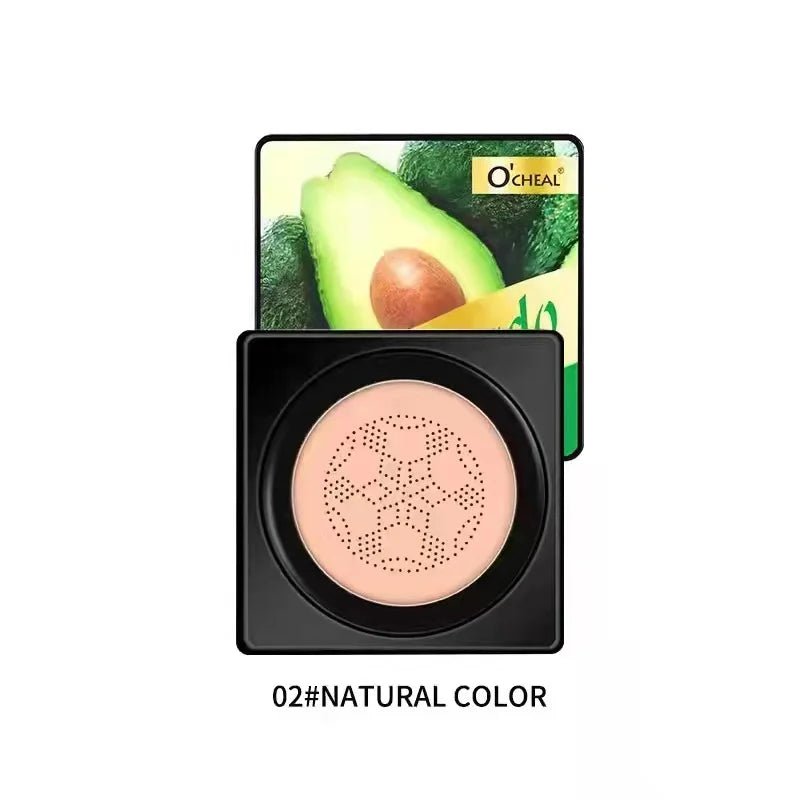 OCHEAL Mushroom Applicator BB Cushion Foundation — Coverage, Glow & Sun Protection - Mzunye