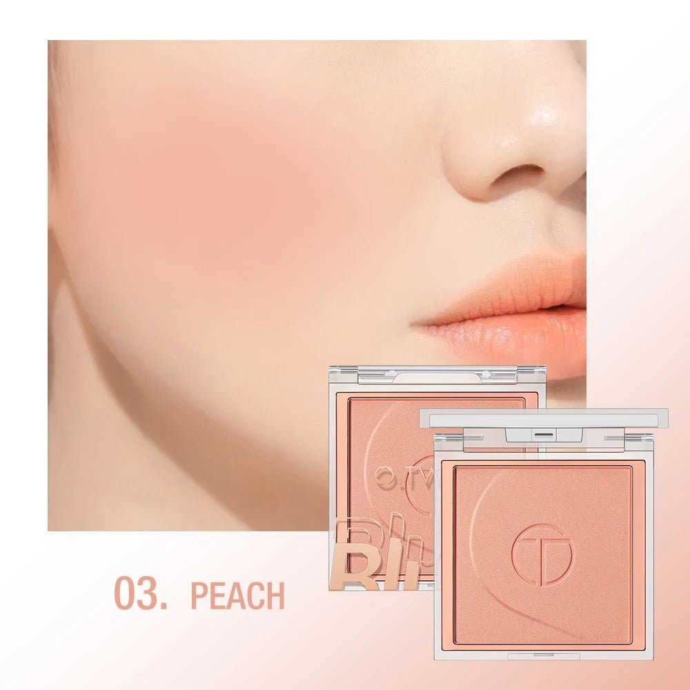 O.TWO.O 6 - Shade Blush Palette — Soft Mineral Powder, Natural Cheek Colour & Contour | Matte Finish - Mzunye
