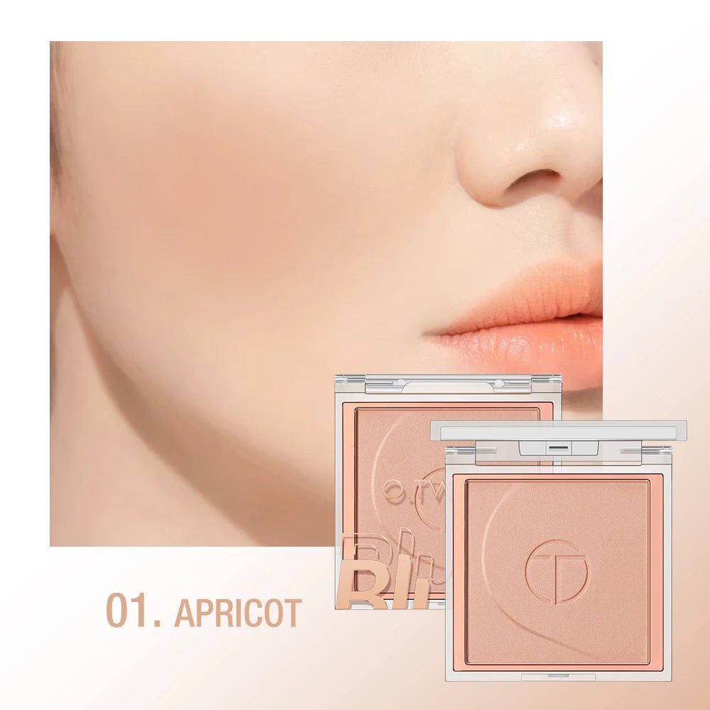 O.TWO.O 6 - Shade Blush Palette — Soft Mineral Powder, Natural Cheek Colour & Contour | Matte Finish - Mzunye