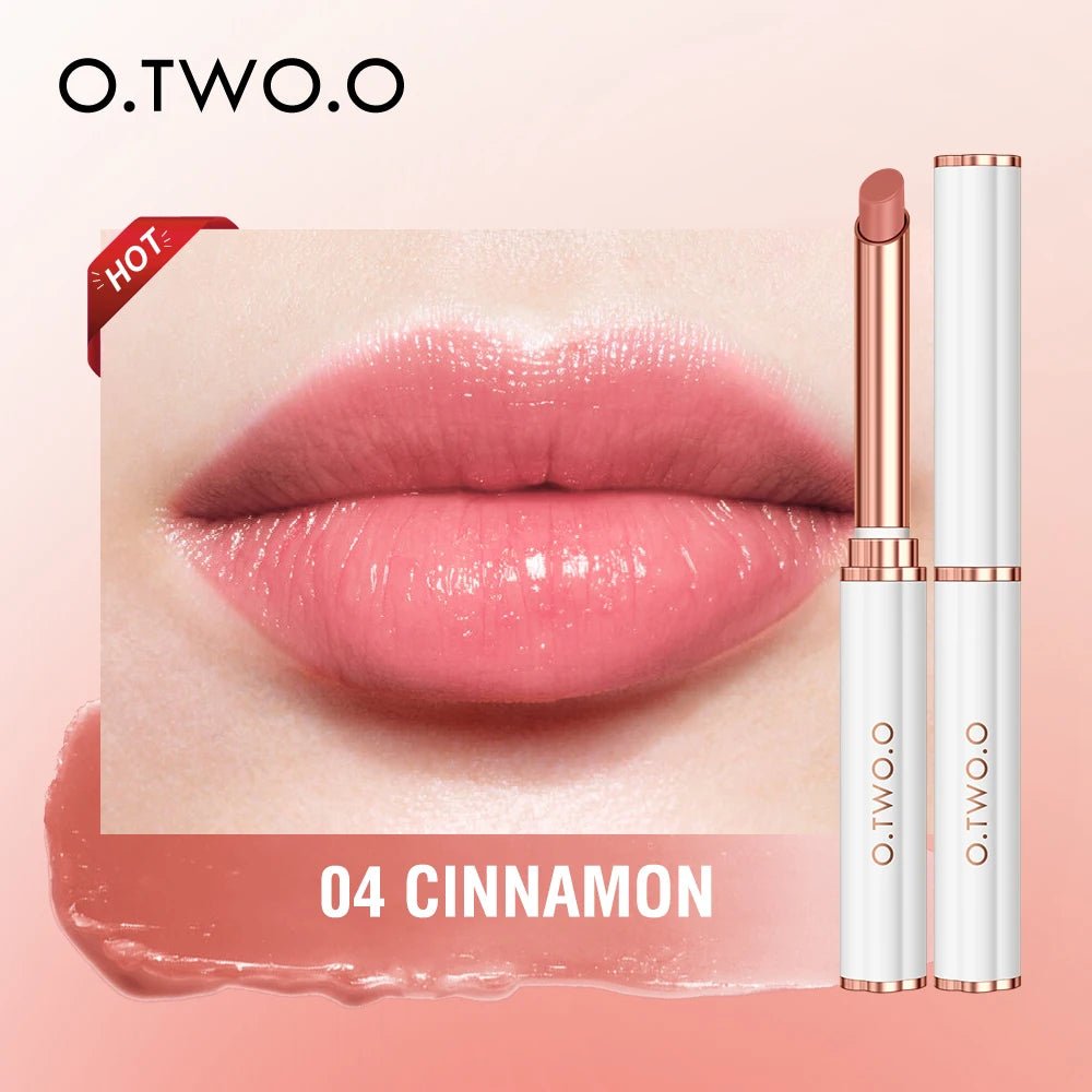 O.TWO.O Colour Changing Lip Balm — Moisturizing Beeswax Lip Gloss, Long - Lasting Tinted Lip Care | 4 Shades - Mzunye
