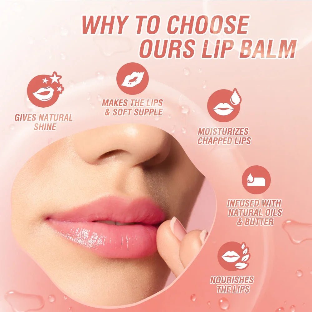 O.TWO.O Colour Changing Lip Balm — Moisturizing Beeswax Lip Gloss, Long - Lasting Tinted Lip Care | 4 Shades - Mzunye