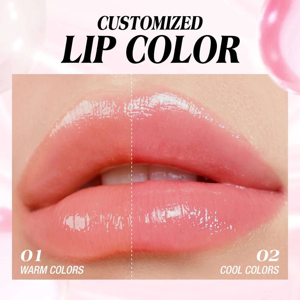 O.TWO.O Colour Changing Lip Gloss — pH-Reactive, Transfer-Proof, Moisturizing Glossy Shine | Sunlight & Moonlight