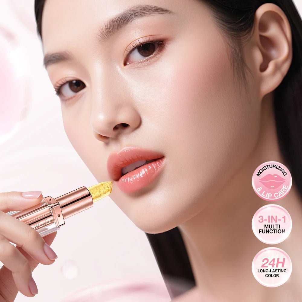 O.TWO.O Colour Changing Lip Gloss — pH-Reactive, Transfer-Proof, Moisturizing Glossy Shine | Sunlight & Moonlight