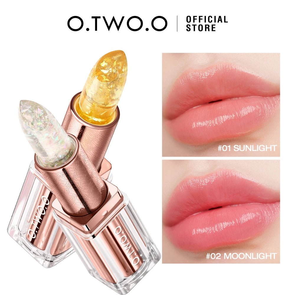 O.TWO.O Colour Changing Lip Gloss — pH-Reactive, Transfer-Proof, Moisturizing Glossy Shine | Sunlight & Moonlight