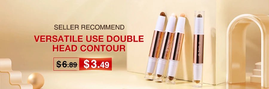 O.TWO.O Double - Ended Stamp Eyeliner — Waterproof, Fast - Dry Liquid Liner Pen | Perfect Wing Every Time - Mzunye