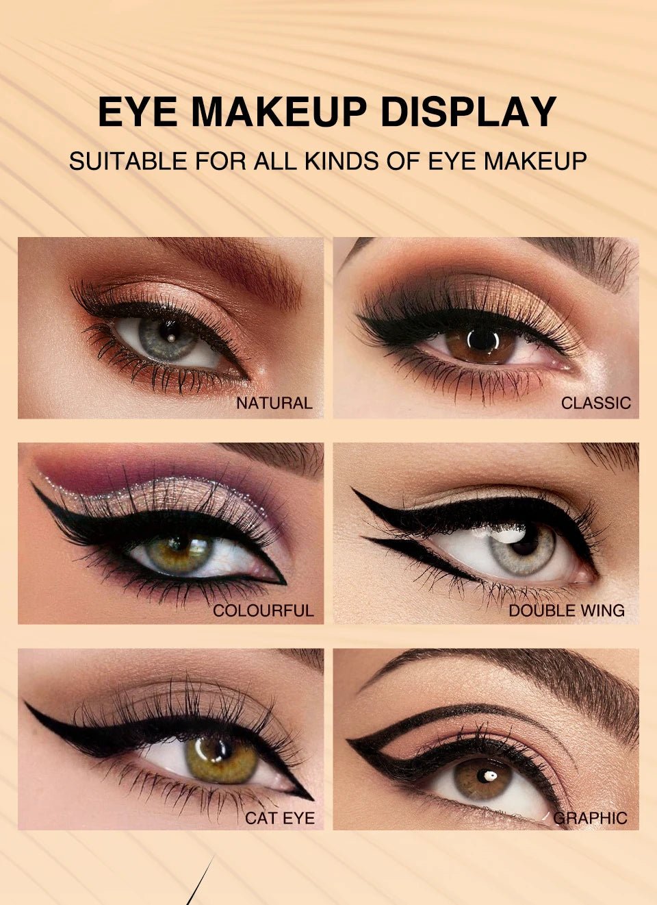 O.TWO.O Double - Ended Stamp Eyeliner — Waterproof, Fast - Dry Liquid Liner Pen | Perfect Wing Every Time - Mzunye