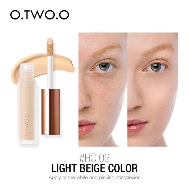 O.TWO.O Full Coverage Liquid Concealer — Waterproof, Long - Lasting, Dark Circle & Blemish Cover | 4 Shades - Mzunye