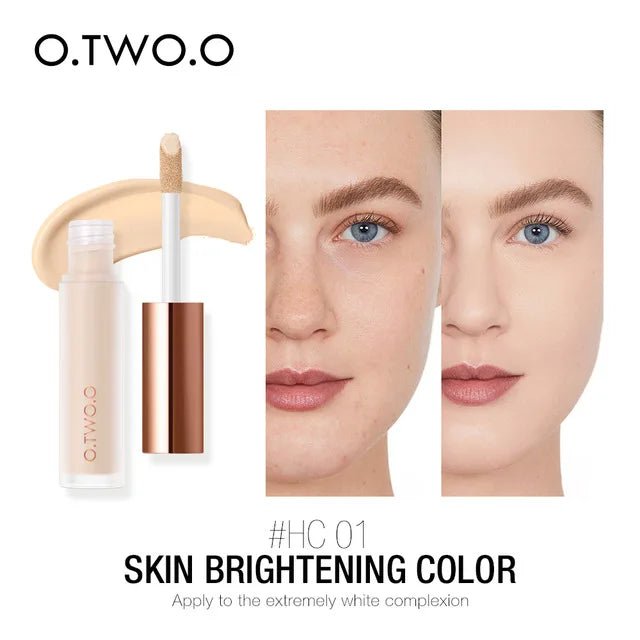 O.TWO.O Full Coverage Liquid Concealer — Waterproof, Long - Lasting, Dark Circle & Blemish Cover | 4 Shades - Mzunye