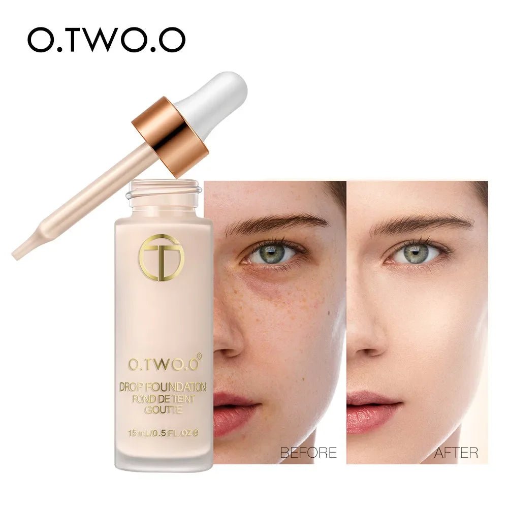 O.TWO.O Lightweight BB Cream Foundation — Oil - Free, Moisturizing, Waterproof, Long - Lasting | 3 Shades - Mzunye