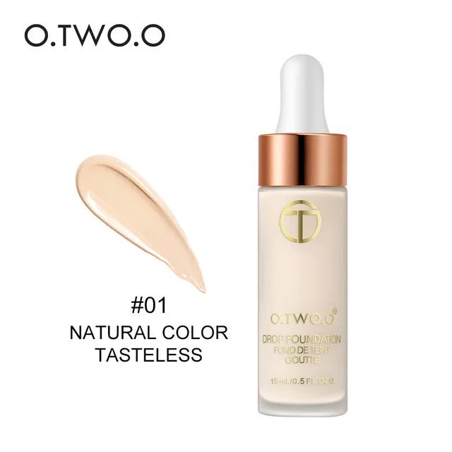 O.TWO.O Lightweight BB Cream Foundation — Oil - Free, Moisturizing, Waterproof, Long - Lasting | 3 Shades - Mzunye