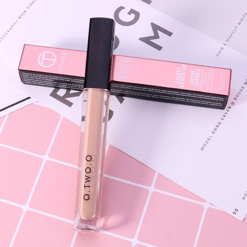 O.TWO.O Liquid Concealer — Full Coverage Face Contour, Brightening, Waterproof | 4 Shades - Mzunye