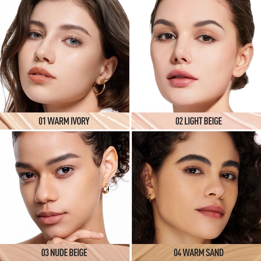 O.TWO.O Liquid Foundation — Full Coverage Matte Finish, Oil - Control, Waterproof, Long - Lasting — 6 Shades - Mzunye