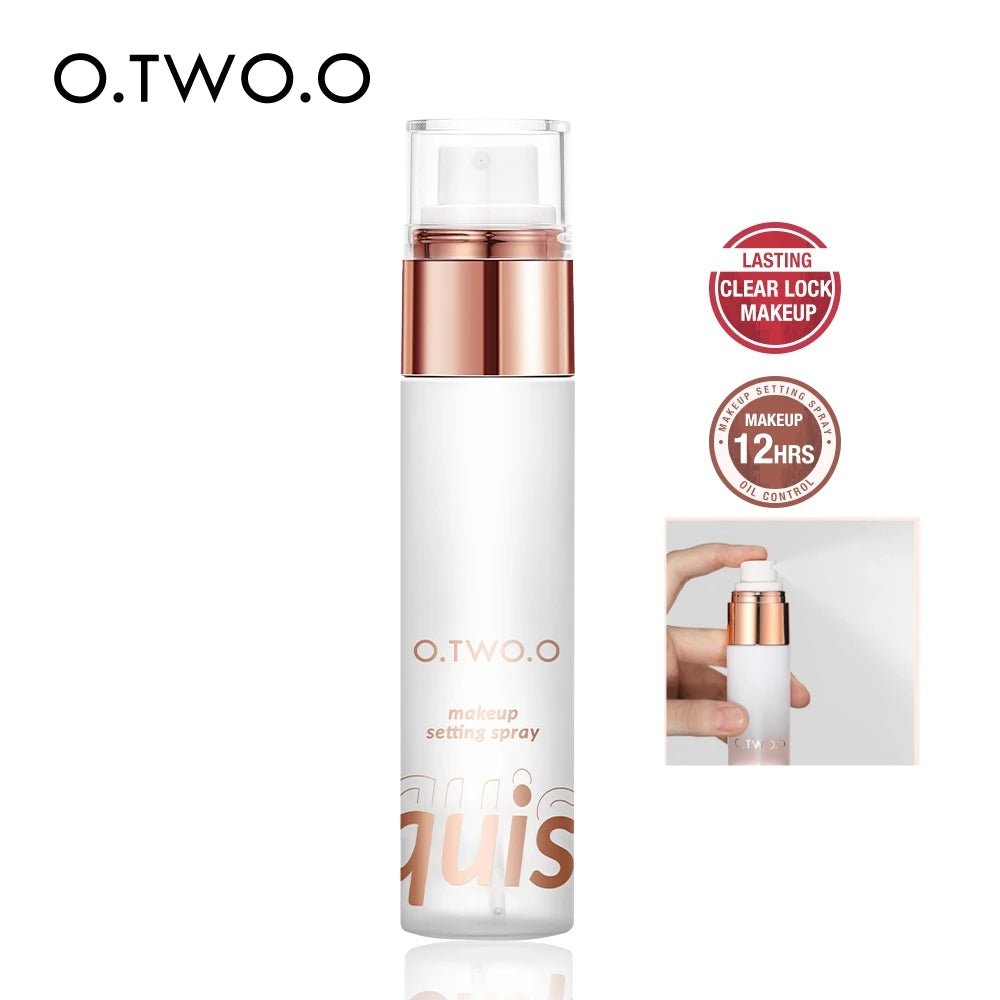 O.TWO.O Makeup Setting Spray — Long - Lasting Lock, Moisturizing Finishing Spray, Instant Film Formula - Mzunye