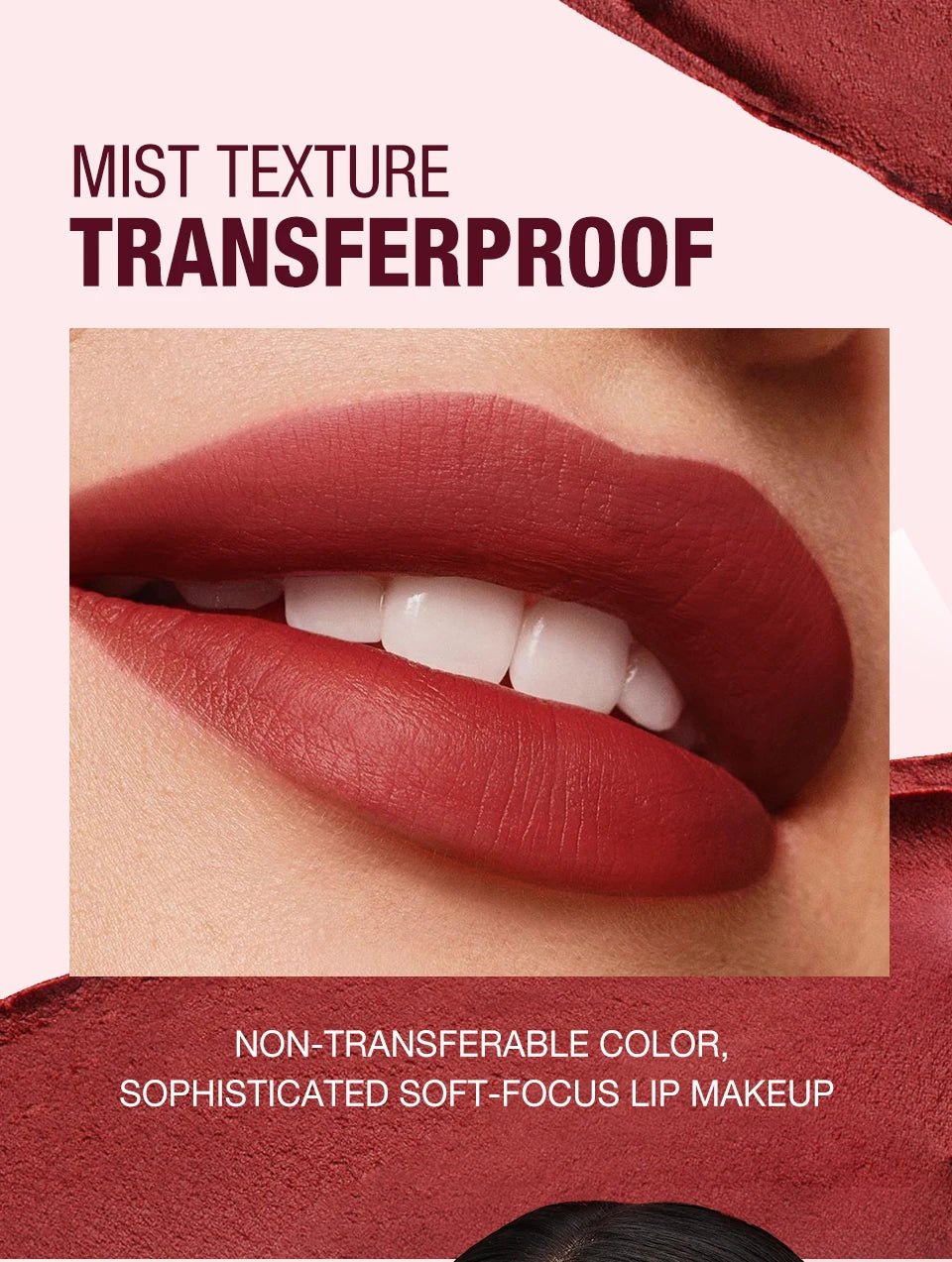 O.TWO.O Matte Velvet Lipstick — Long - Lasting Waterproof Smudge - Free High Pigment Lip Tint in 11 Shades - Mzunye