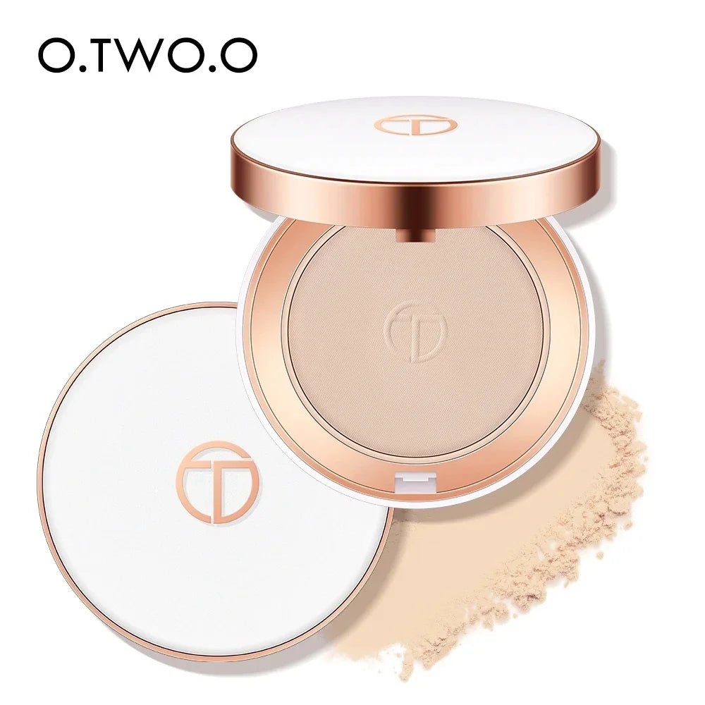 O.TWO.O Silk Pressed Setting Powder — Oil - Control, Waterproof, Long - Lasting Matte Finish | 3 Shades - Mzunye