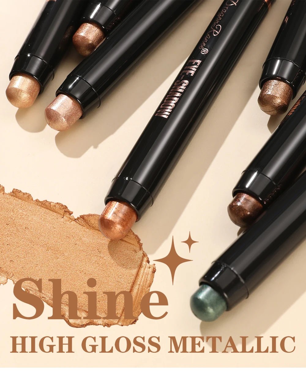 Pearlescent Eyeshadow Pen — One - Touch Waterproof Shimmer Liquid Eye - Mzunye
