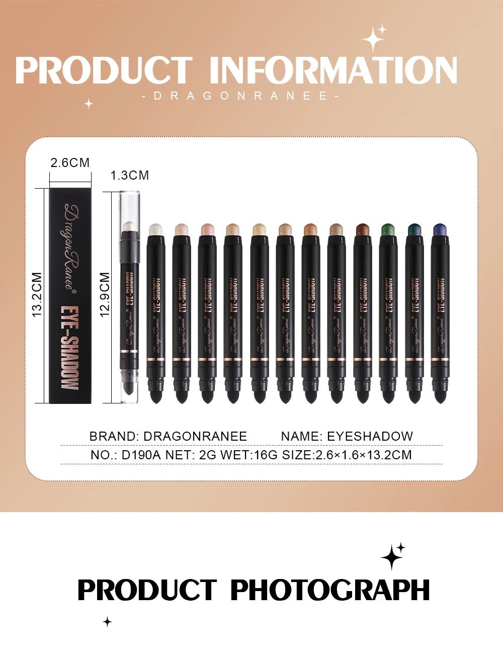 Pearlescent Eyeshadow Pen — One - Touch Waterproof Shimmer Liquid Eye - Mzunye