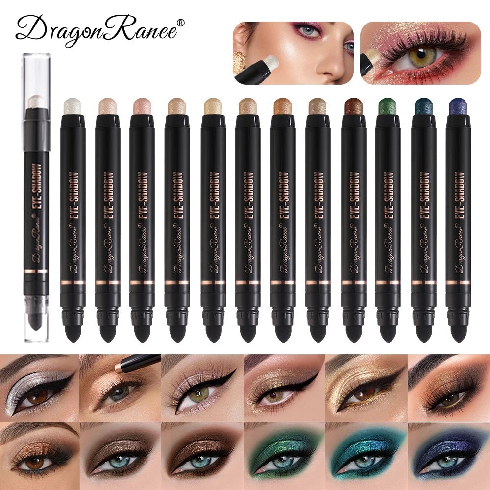 Pearlescent Eyeshadow Pen — One - Touch Waterproof Shimmer Liquid Eye - Mzunye