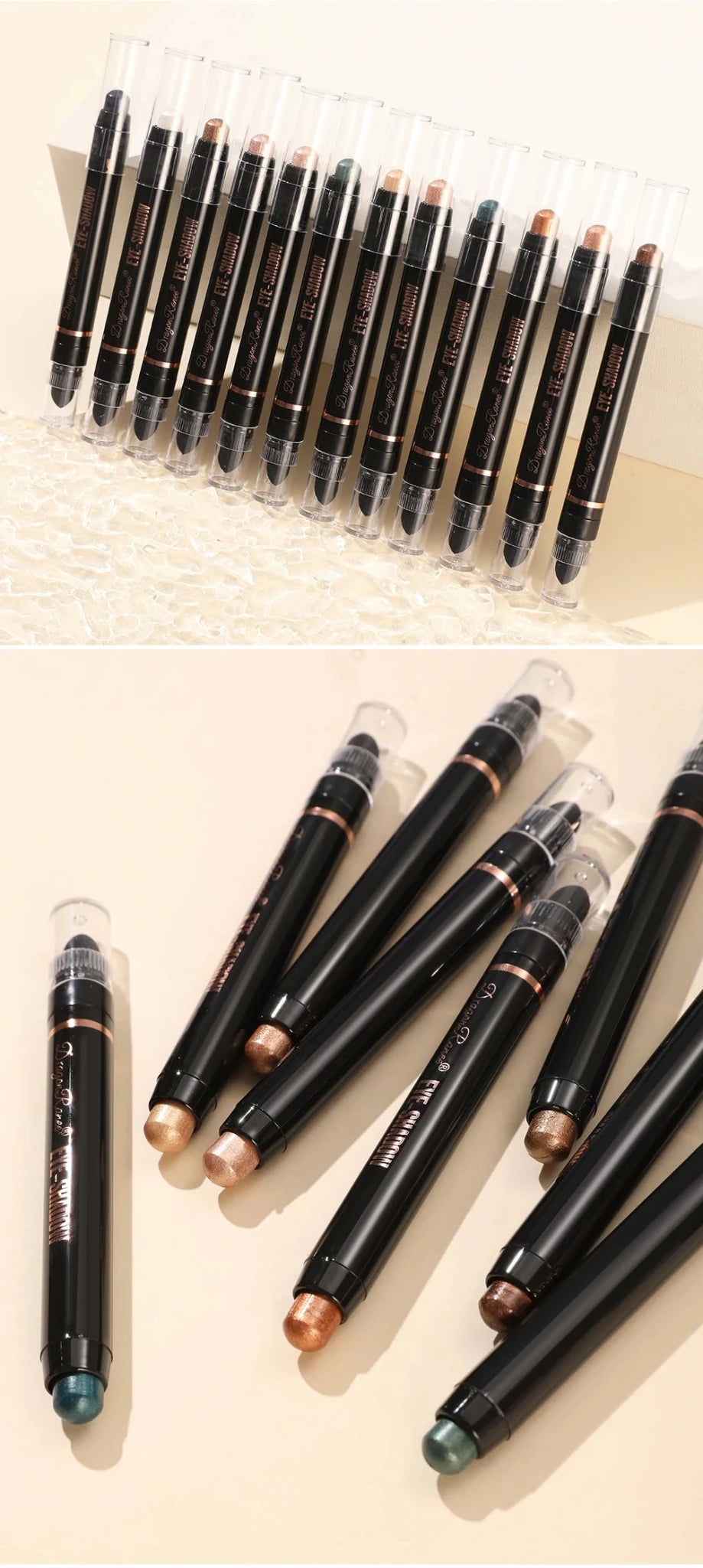 Pearlescent Eyeshadow Pen — One - Touch Waterproof Shimmer Liquid Eye - Mzunye