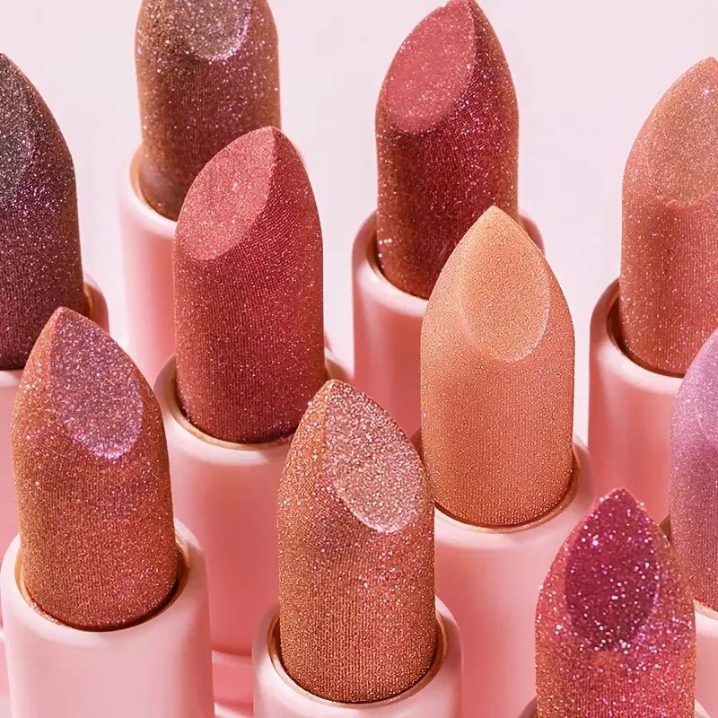Pearlescent Lipstick — Long - Lasting Waterproof Formula for Charming Plump Lips - Mzunye