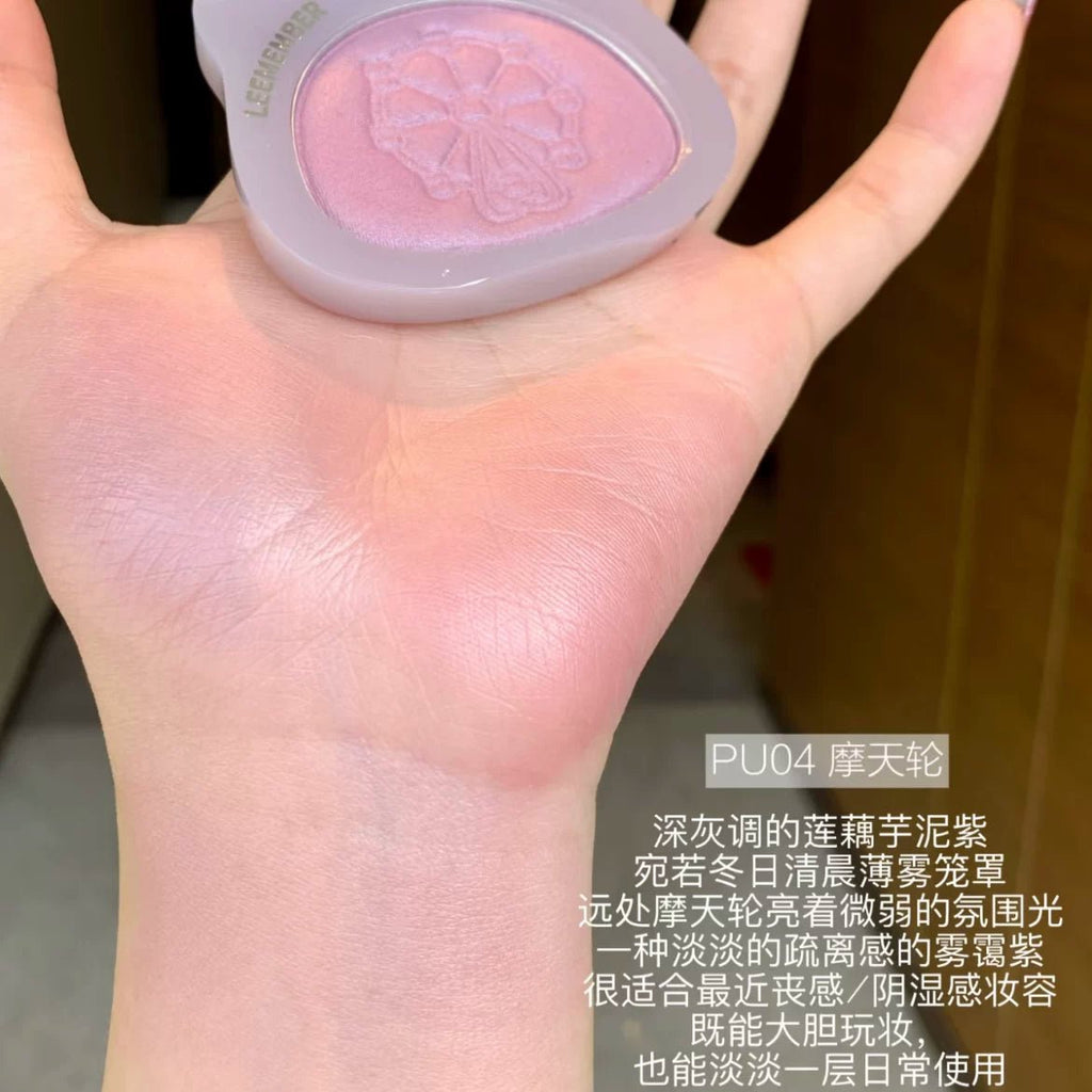 Pearlescent Satin Blush Powder — Multi - Purpose Summer Glow in 8 Shades - Mzunye