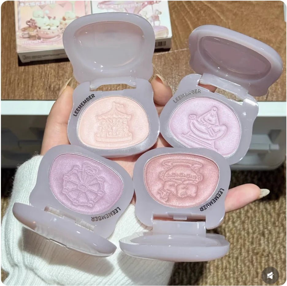 Pearlescent Satin Blush Powder — Multi - Purpose Summer Glow in 8 Shades - Mzunye